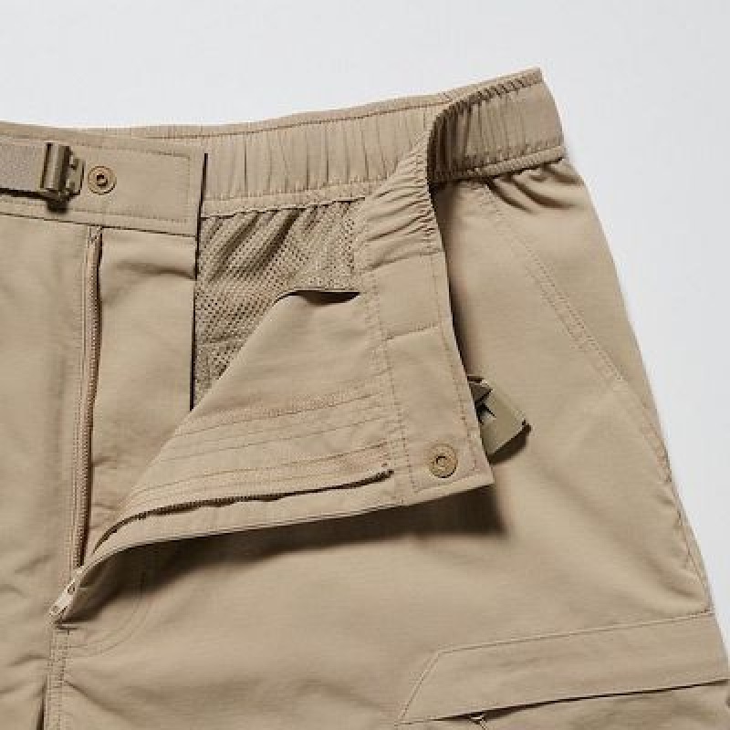 Short Uniqlo Geared Femme Beige | 6555426