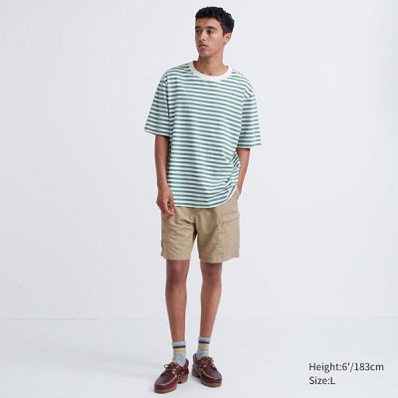 Short Uniqlo Geared Femme Beige | 6555426