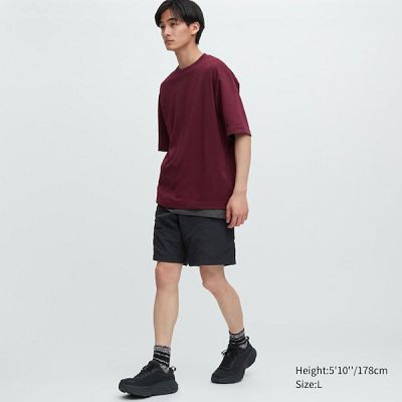 Short Uniqlo Geared Femme Noir | 8633430
