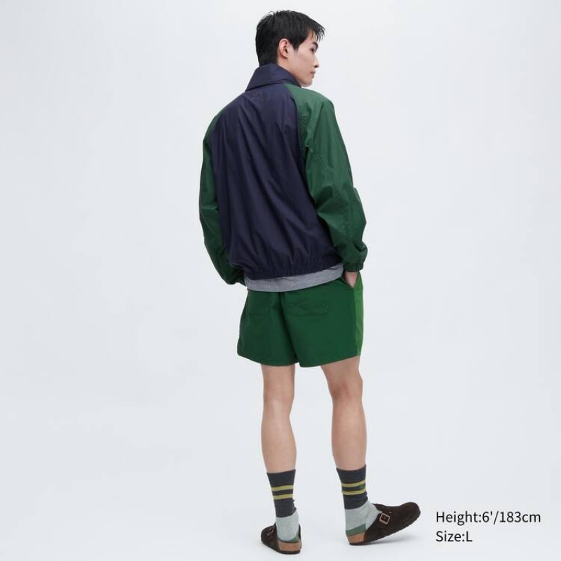 Short Uniqlo Jw Anderson Colour Block Active Utility Homme Vert | 597534