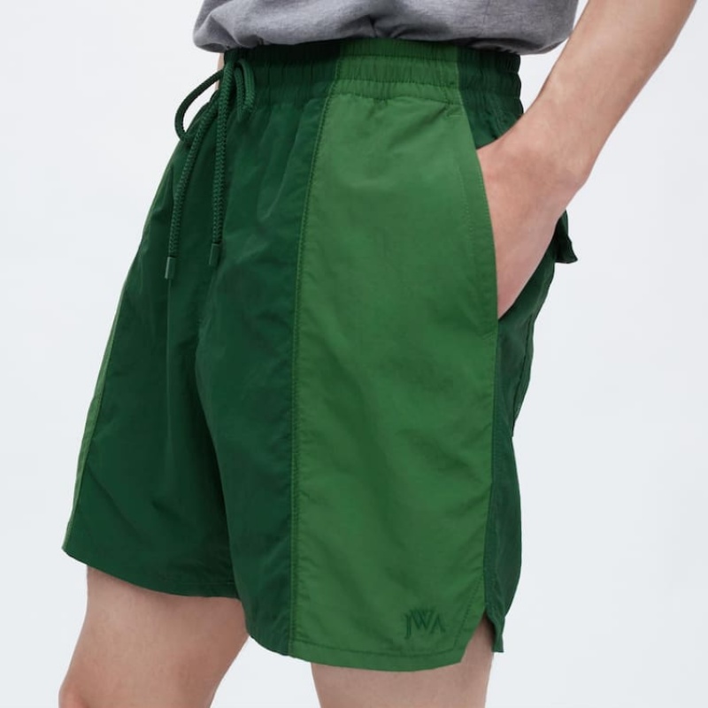 Short Uniqlo Jw Anderson Colour Block Active Utility Homme Vert | 597534