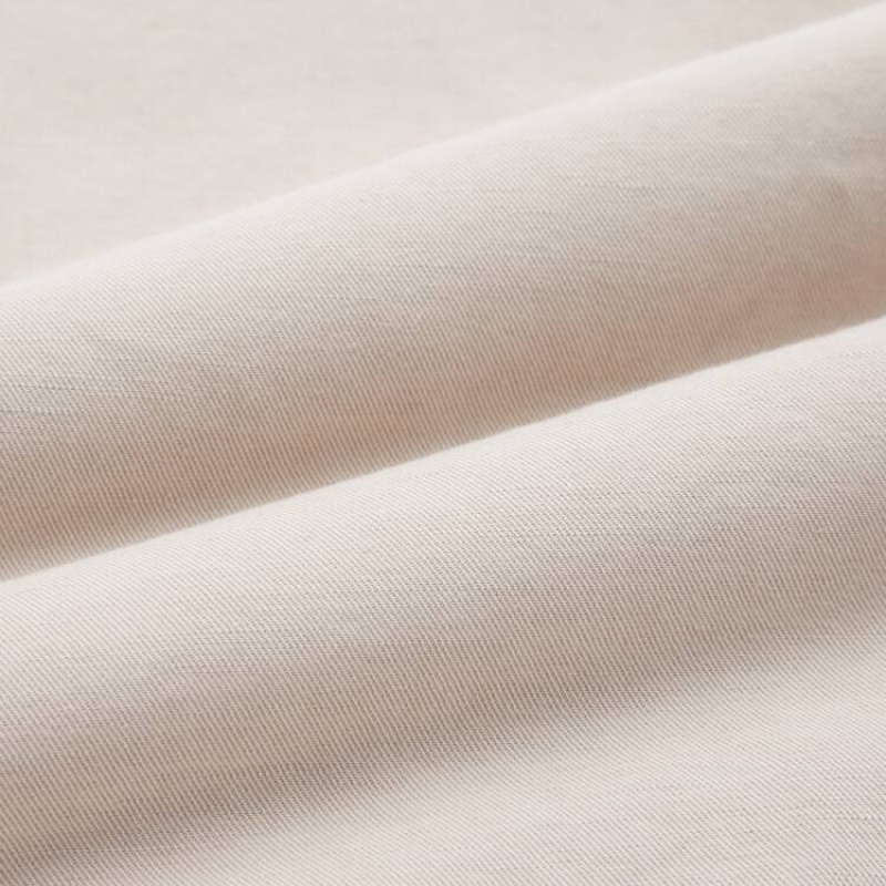 Short Uniqlo Linen Blend Homme Beige | 1973843