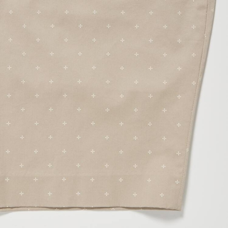 Short Uniqlo Stretch Slim Fit Homme Beige | 9986543