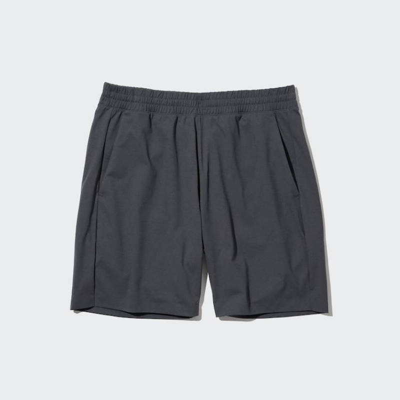 Short Uniqlo Ultra Stretch Dry-ex Homme Grise | 8948080