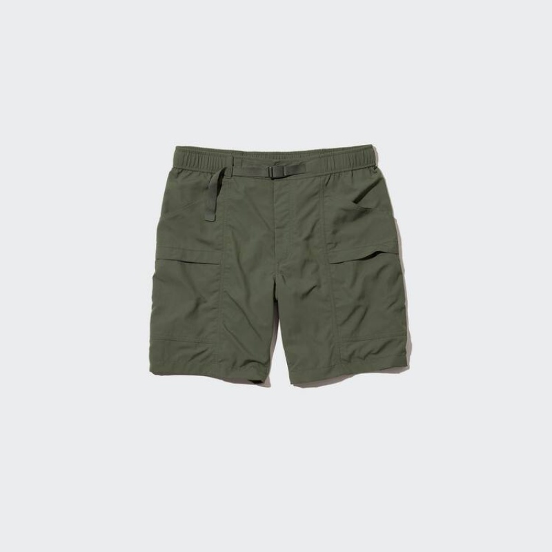 Short Uniqlo Utility Homme Vert Olive | 8483054