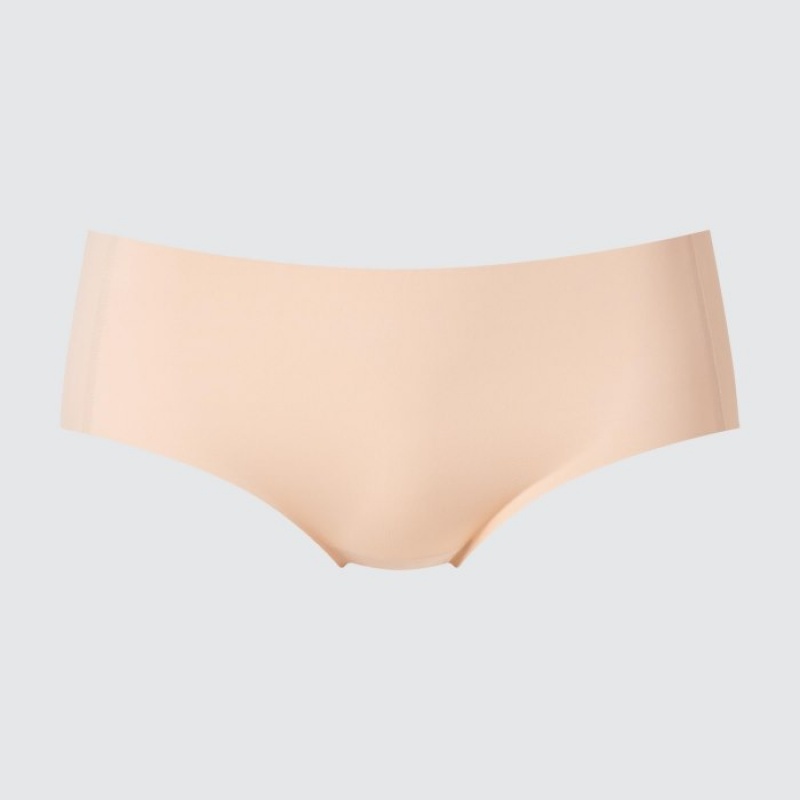 Slips Uniqlo AIRism Ultra Seamless Hiphugger Femme Beige | 3590884