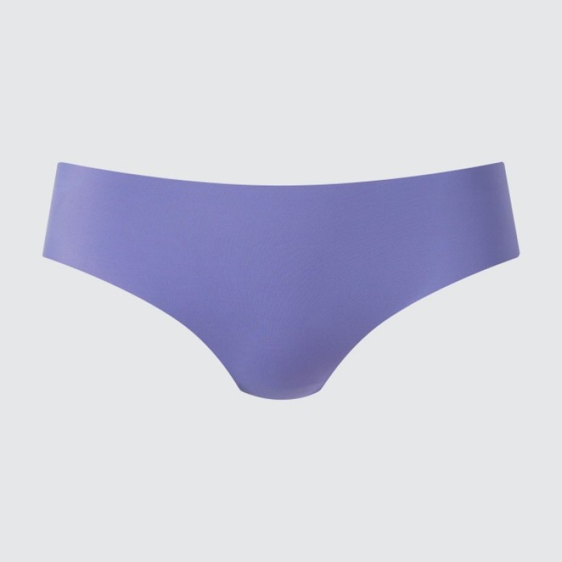 Slips Uniqlo AIRism Ultra Seamless Regular Femme Bleu | 1706958
