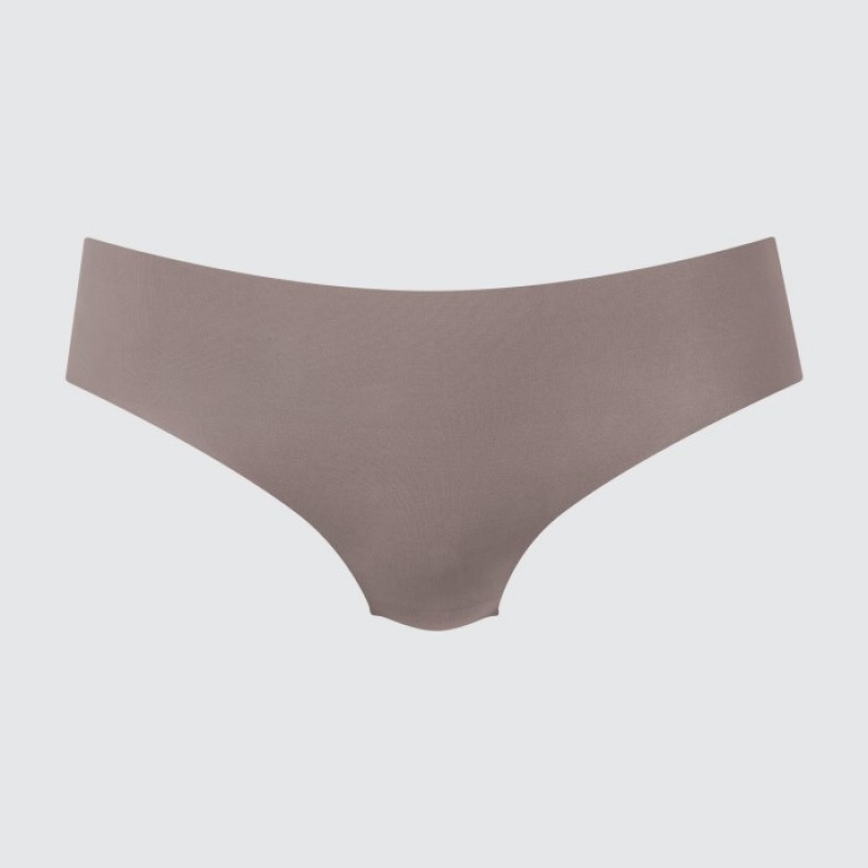 Slips Uniqlo AIRism Ultra Seamless Regular Femme Marron | 4827369