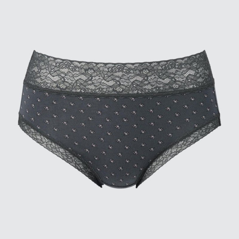 Slips Uniqlo High-Rise Femme Grise | 5798649