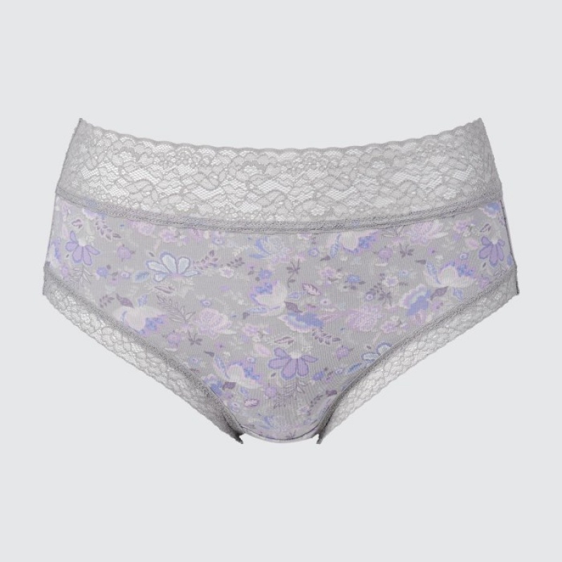 Slips Uniqlo High-Rise Femme Grise | 9897586