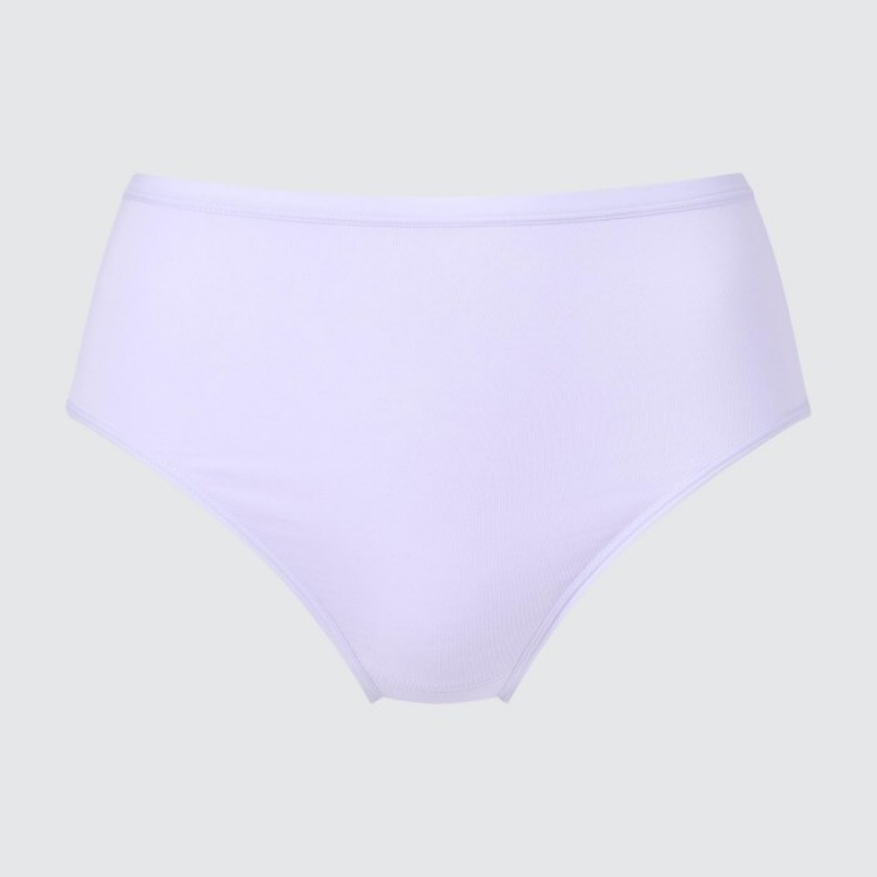 Slips Uniqlo High Rise Basic Femme Violette | 4923906