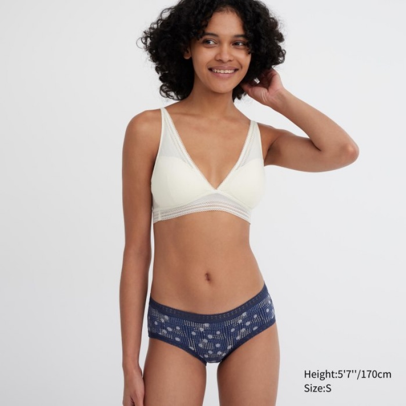 Slips Uniqlo Hip Huggers Femme Bleu Marine | 8314949