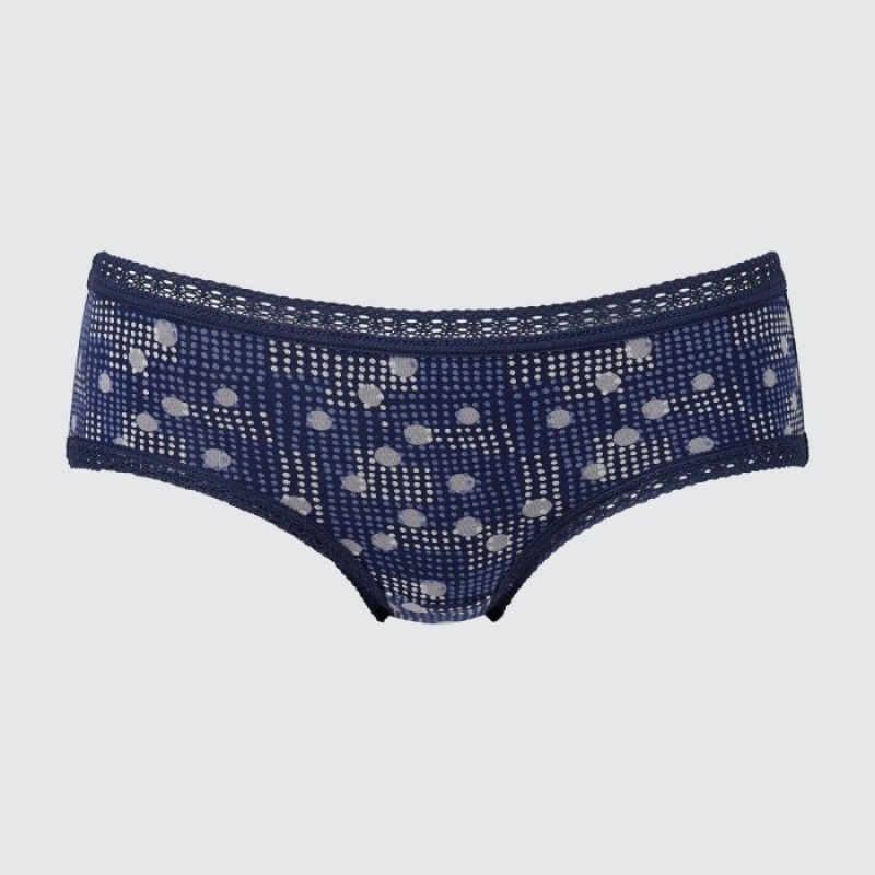 Slips Uniqlo Hip Huggers Femme Bleu Marine | 8314949