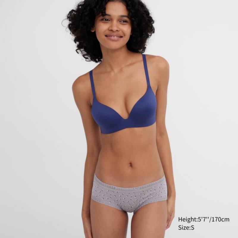 Slips Uniqlo Hip Huggers Femme Grise | 7669671