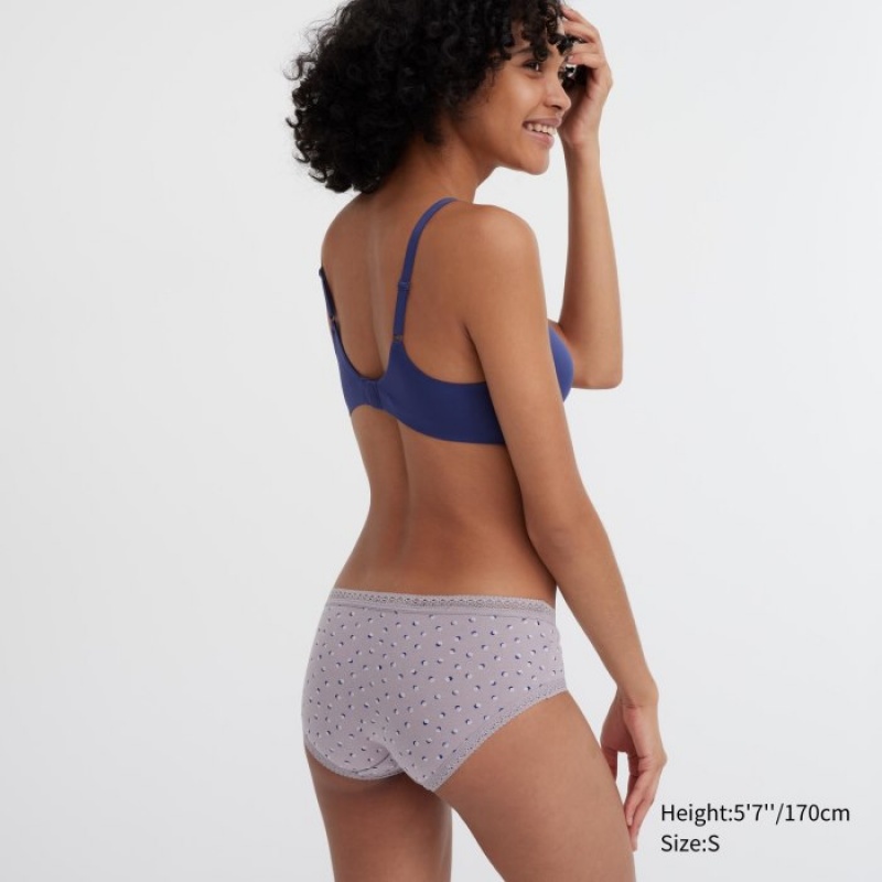 Slips Uniqlo Hip Huggers Femme Grise | 7669671
