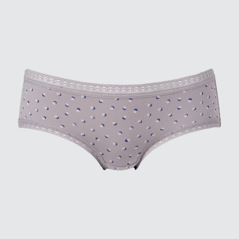 Slips Uniqlo Hip Huggers Femme Grise | 7669671