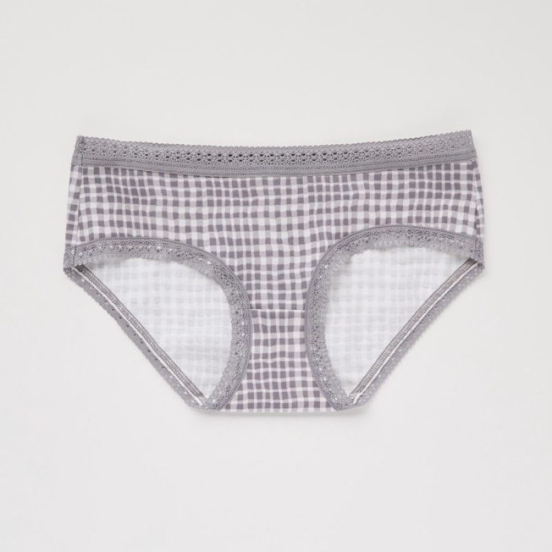 Slips Uniqlo Hip Huggers Femme Grise | 9601067
