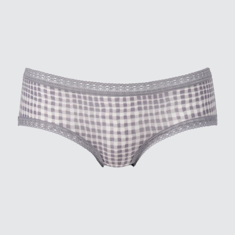 Slips Uniqlo Hip Huggers Femme Grise | 9601067