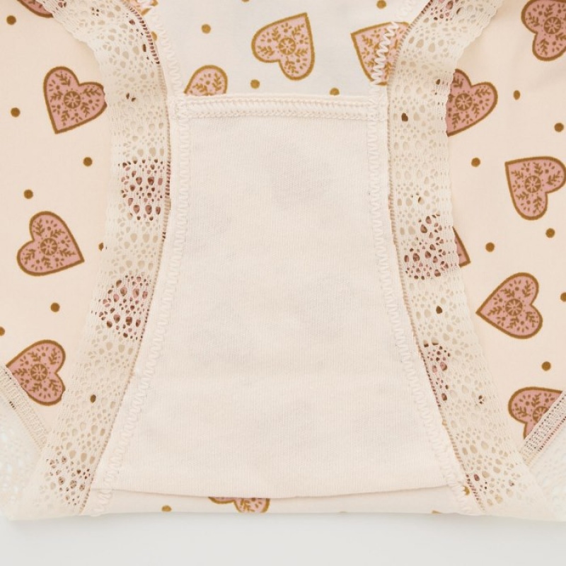 Slips Uniqlo Hiphugger Femme Beige | 4345405