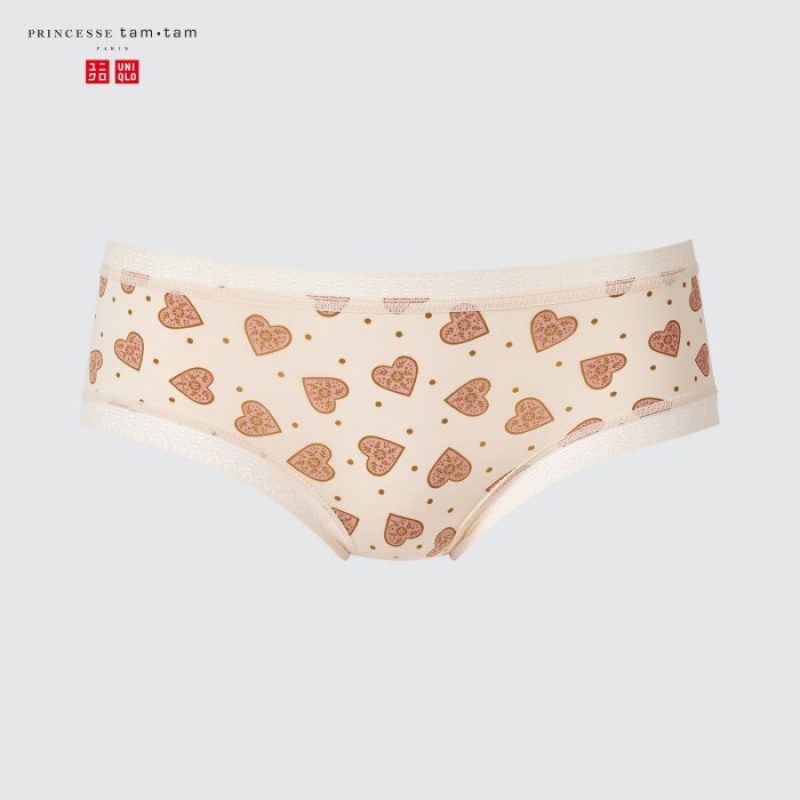 Slips Uniqlo Hiphugger Femme Beige | 4345405