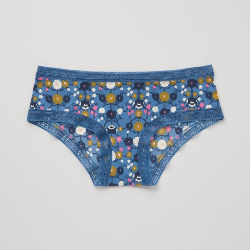 Slips Uniqlo Hiphugger Femme Bleu | 2563921