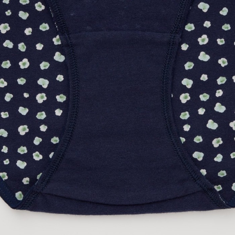 Slips Uniqlo Mid-Rise Femme Bleu Marine | 1970155