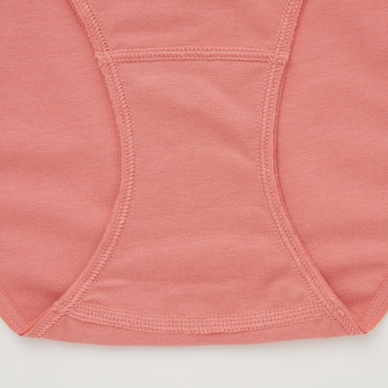 Slips Uniqlo Mid-Rise Femme Rose | 568861