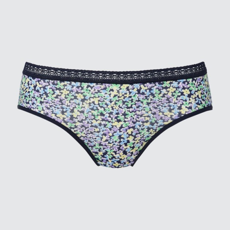 Slips Uniqlo Mid Rise Femme Bleu Marine | 6175458