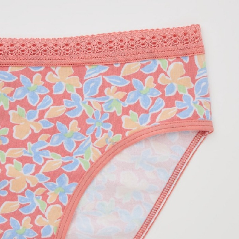 Slips Uniqlo Mid Rise Femme Rose | 8064180