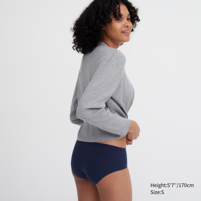 Slips Uniqlo Plain Hip Huggers Femme Blanche | 6001664