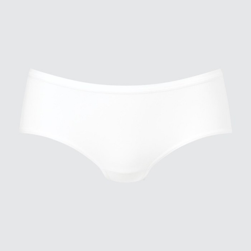 Slips Uniqlo Plain Hip Huggers Femme Blanche | 6001664