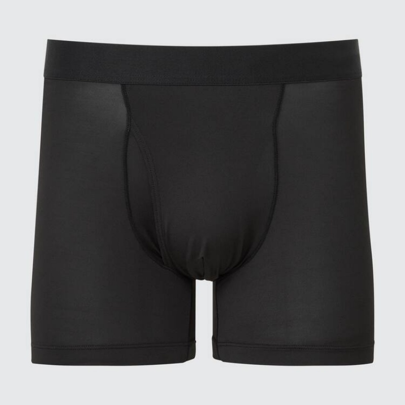 Sous Vêtement Uniqlo Airism Boxers Homme Noir | 2894861