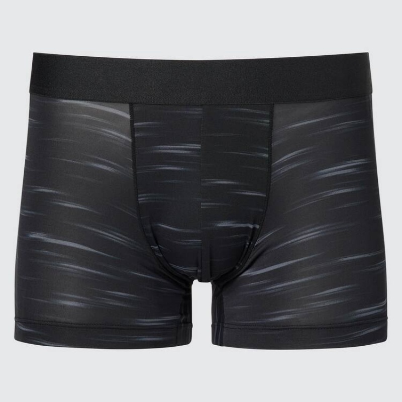 Sous Vêtement Uniqlo Airism Low Rise Boxers Homme Noir | 6092009