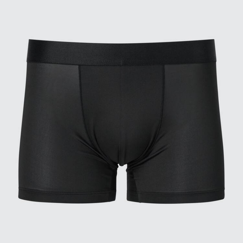 Sous Vêtement Uniqlo Airism Low Rise Boxers Homme Noir | 1562566