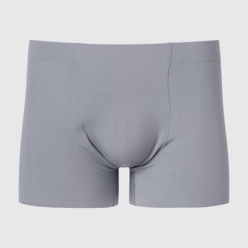 Sous Vêtement Uniqlo Airism Ultra Seamless Boxers Homme Grise | 5085505