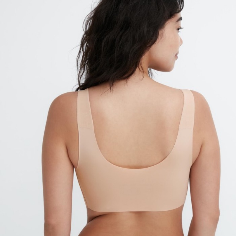 Soutien Gorge Uniqlo Wireless Ultra Relax Femme Rose | 8894169