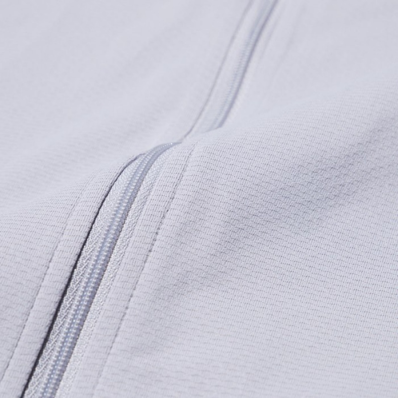 Sweat a Capuche Uniqlo AIRism Mesh UV Protection Full-Zip Femme Blanche | 9992279