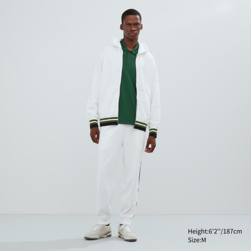 Sweat a Capuche Uniqlo Sweat Full-zip Femme Blanche | 6120004
