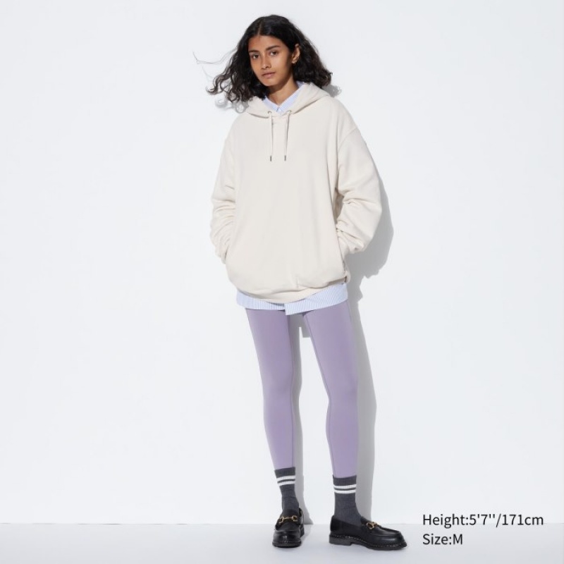 Sweat a Capuche Uniqlo Sweat Pullover Femme Blanche | 3769424