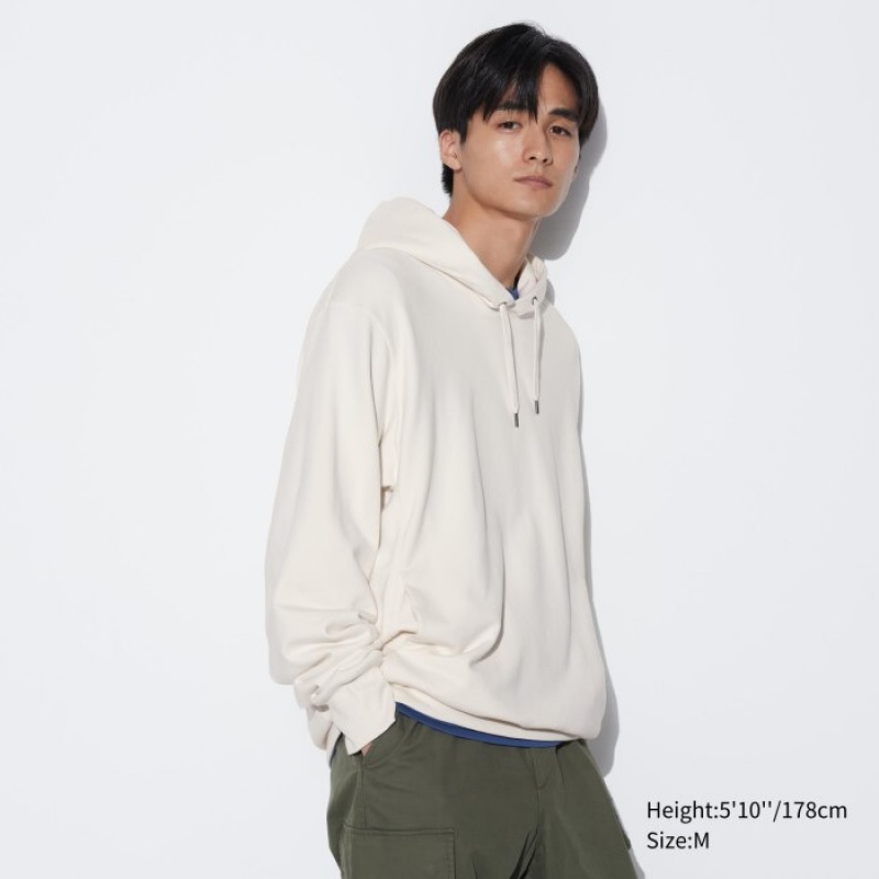Sweat a Capuche Uniqlo Sweat Pullover Femme Blanche | 3769424