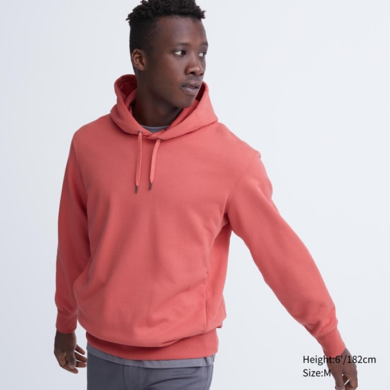 Sweat a Capuche Uniqlo Sweat Pullover Femme Rose | 6249963