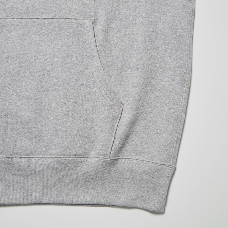 Sweat a Capuche Uniqlo Ut Archive Long Sleeve Sweat Jean-michel Basquiat Homme Grise | 46546