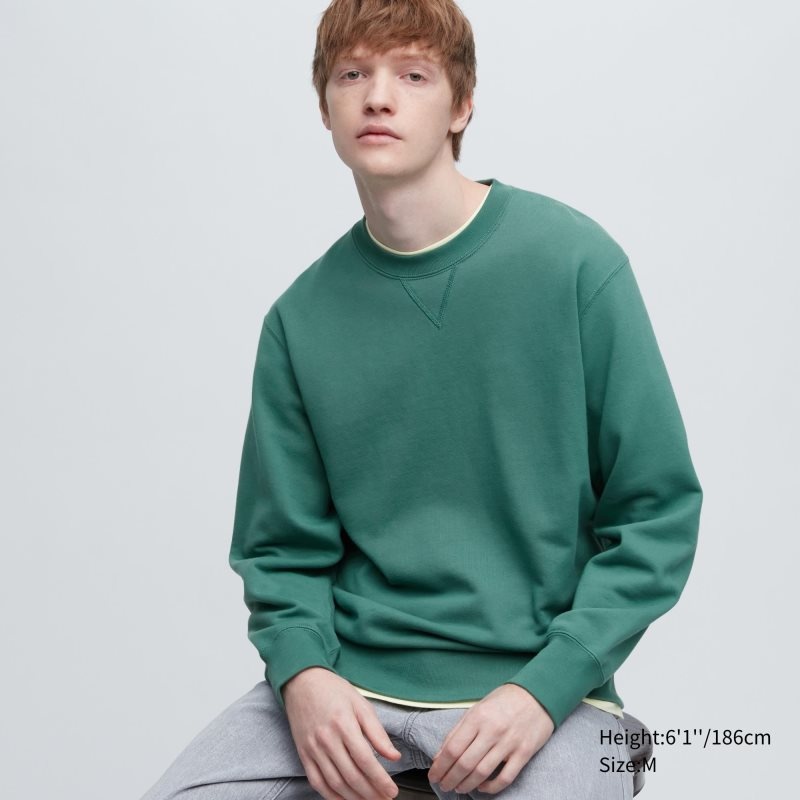Sweats Uniqlo Elegant Homme Vert | 1291602