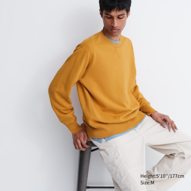 Sweats Uniqlo Long Femme Jaune | 9196407