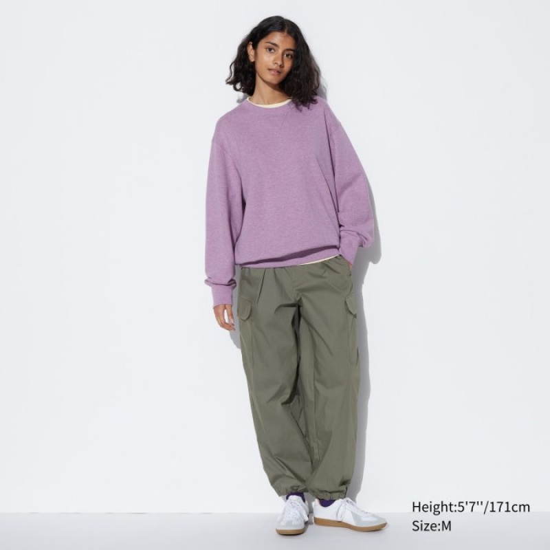 Sweats Uniqlo Long Femme Violette | 7859115