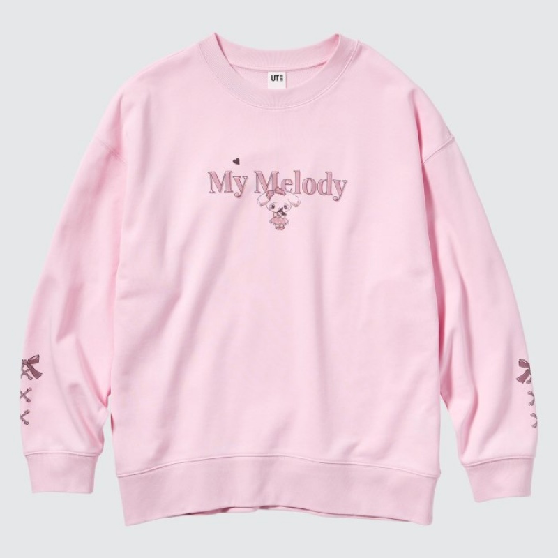 Sweats Uniqlo Sanrio characters Long-Sleeve Femme Rose | 2640529