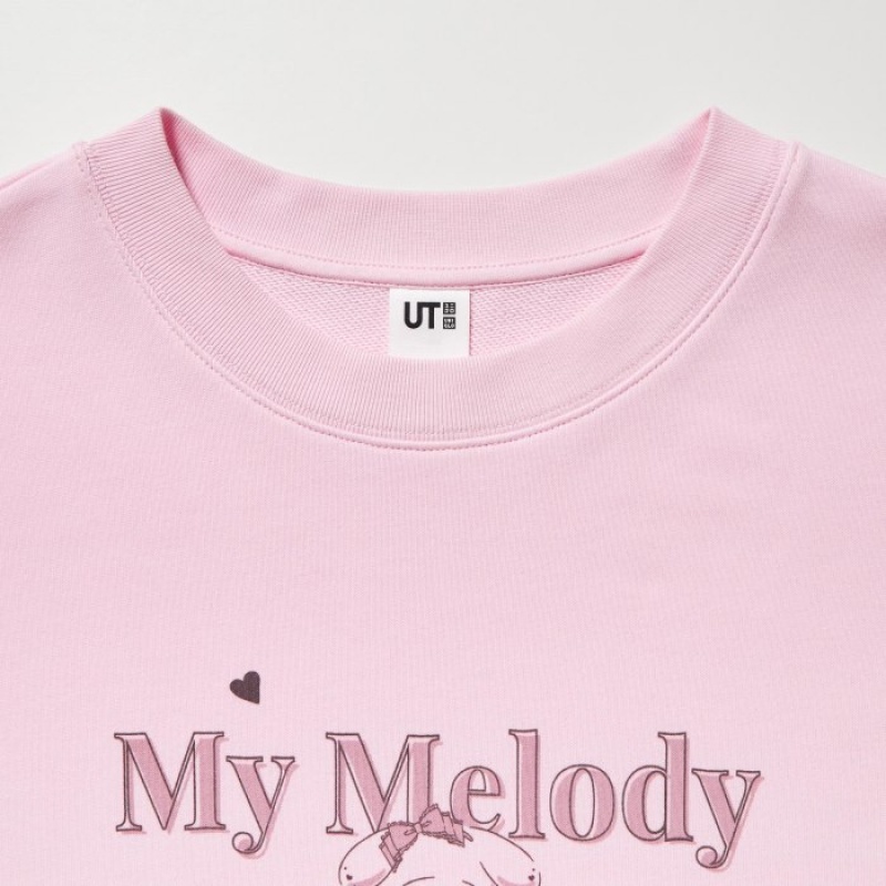 Sweats Uniqlo Sanrio characters Long-Sleeve Femme Rose | 2640529