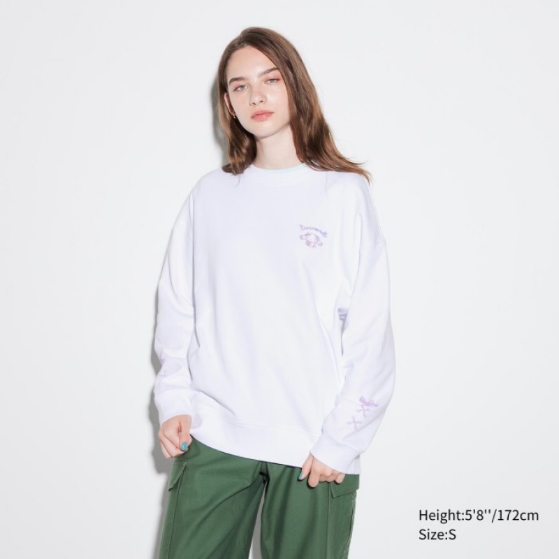 Sweats Uniqlo Sanrio characters Long-Sleeve Femme Blanche | 3532414
