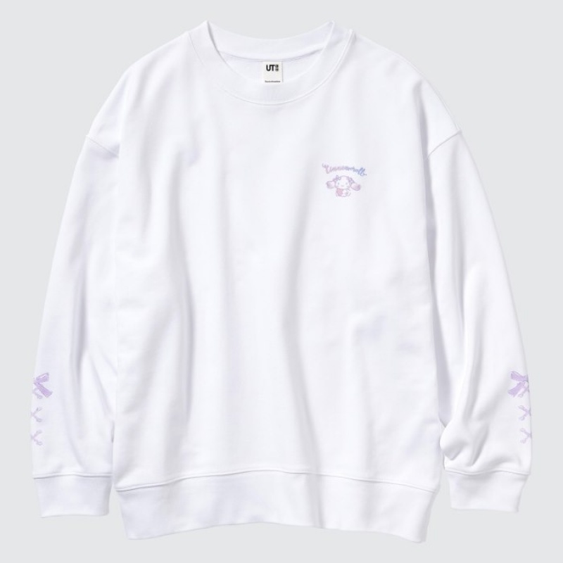 Sweats Uniqlo Sanrio characters Long-Sleeve Femme Blanche | 3532414