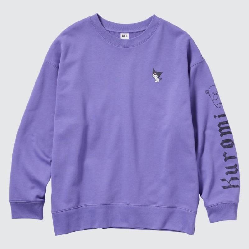 Sweats Uniqlo Sanrio characters Long-Sleeve Femme Violette | 4007646